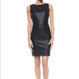 T Tahari Neala Dress, textured faux leather, 14